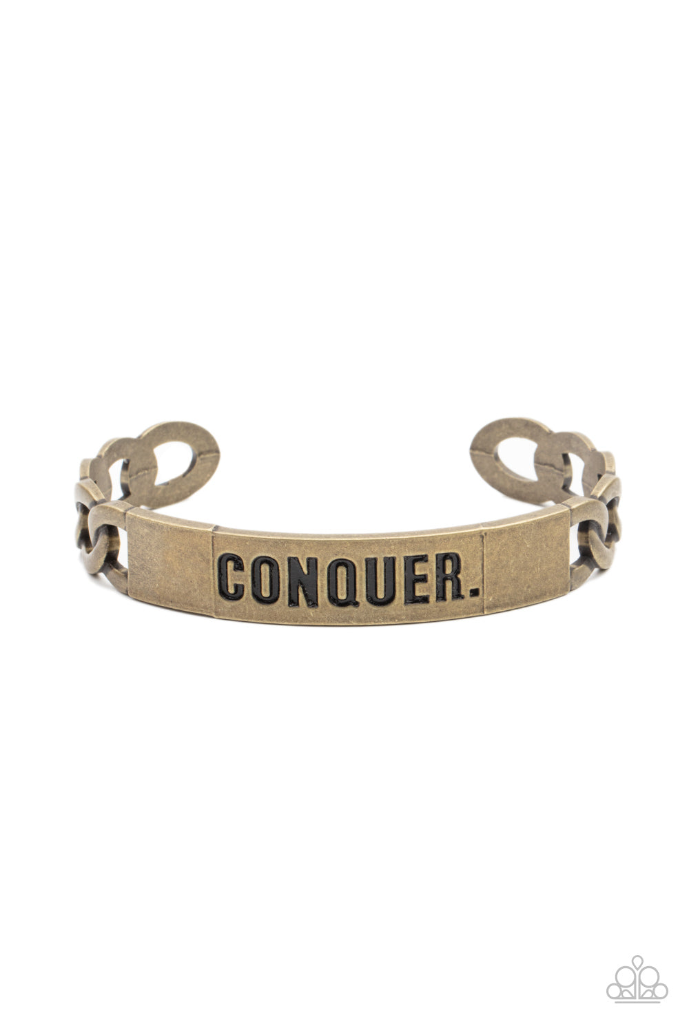 Paparazzi Conquer Your Fears - Brass Bracelet