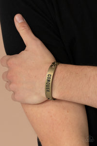 Paparazzi Conquer Your Fears - Brass Bracelet