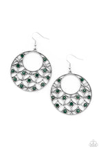Load image into Gallery viewer, Paparazzi Garden Garnish - Green Earrings
