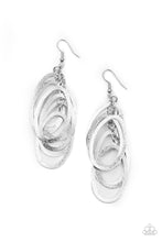 Load image into Gallery viewer, Paparazzi Mind OVAL Matter - Silver Earrings
