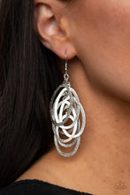 Load image into Gallery viewer, Paparazzi Mind OVAL Matter - Silver Earrings
