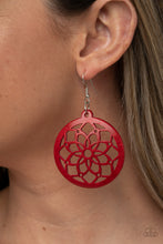 Load image into Gallery viewer, Paparazzi Mandala Meadow - Red Earrings

