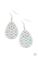 Load image into Gallery viewer, Paparazzi Glorious Gardens - Blue Earrings
