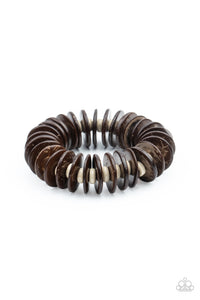 Paparazzi Caribbean Reefs - Brown Bracelet