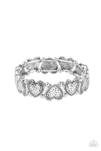 Load image into Gallery viewer, Paparazzi Rustic Heartthrob - Silver
