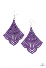 Load image into Gallery viewer, Paparazzi Eastern Escape - Purple Earrings
