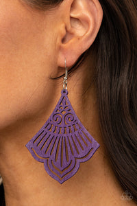 Paparazzi Eastern Escape - Purple Earrings