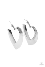 Load image into Gallery viewer, Paparazzi Heart-Racing Radiance - Silver Earrings
