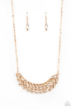 Load image into Gallery viewer, Paparazzi Flight of FANCINESS - Gold Necklace
