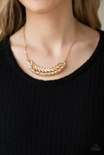 Load image into Gallery viewer, Paparazzi Flight of FANCINESS - Gold Necklace
