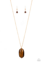 Load image into Gallery viewer, Paparazzi Elemental Elegance - Brown Necklace
