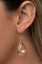 Load image into Gallery viewer, Paparazzi Drop-Dead Duchess - Gold Earring
