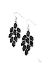 Load image into Gallery viewer, Paparazzi Flamboyant Foliage - Black Earring

