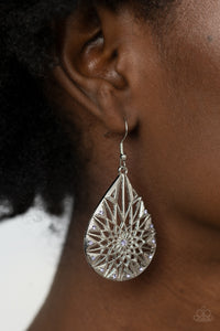 Paparazzi Icy Mosaic - Purple Earrings