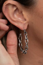 Load image into Gallery viewer, Paparazzi Stronger Together - Silver Earrings
