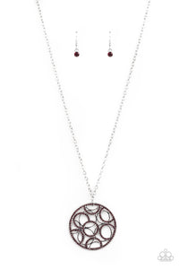 Paparazzi Thanks A MEDALLION - Purple Necklace