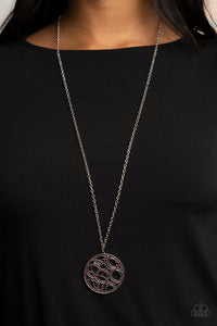 Paparazzi Thanks A MEDALLION - Purple Necklace