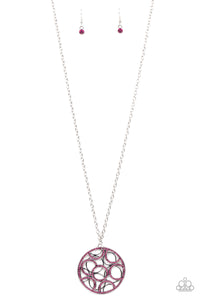 Paparazzi Thanks a MEDALLION - Pink Necklace