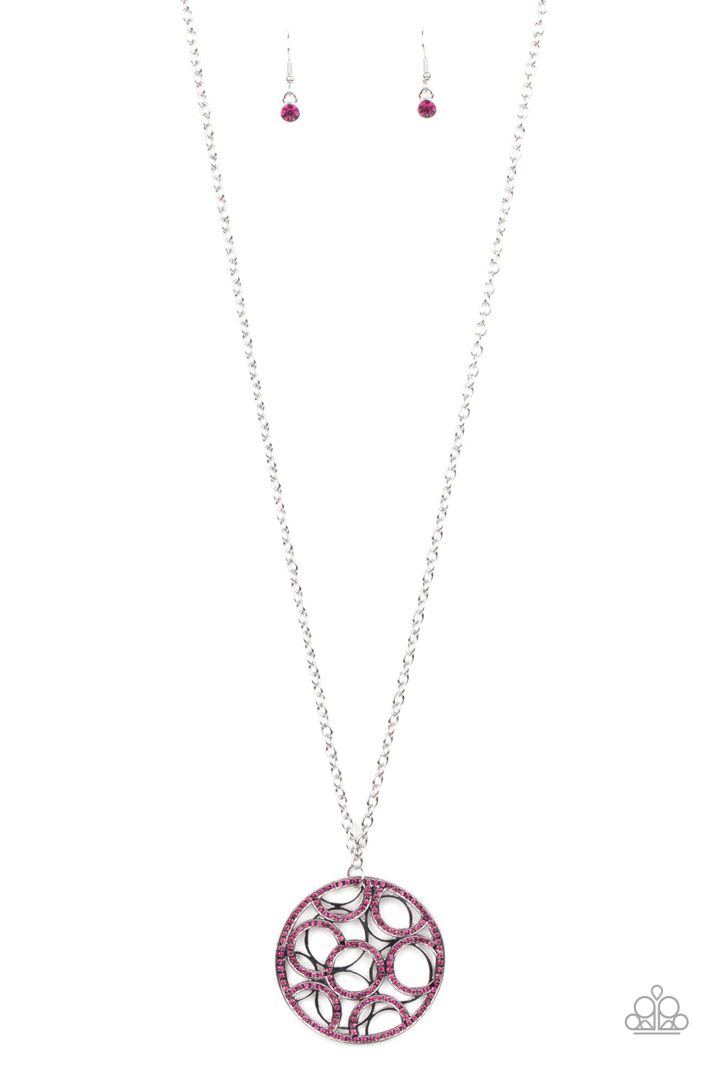 Paparazzi Thanks a MEDALLION - Pink Necklace