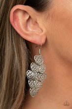 Load image into Gallery viewer, Paparazzi Shimmery Soulmates - Silver Earrings
