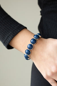 Paparazzi POP, Drop, and Roll - Blue Bracelet