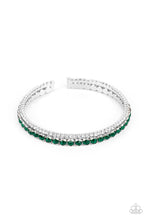 Load image into Gallery viewer, Paparazzi Fairytale Sparkle - Green Bracelet
