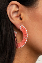 Load image into Gallery viewer, Paparazzi Everybody Conga! - Orange Earring
