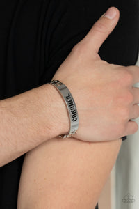 Paparazzi Conquer Your Fears - Silver Bracelet