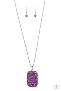 Paparazzi Fundamentally Funky - Purple Necklace