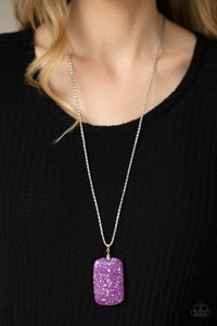 Paparazzi Fundamentally Funky - Purple Necklace