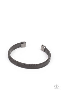 Paparazzi Quit MESHing Around - Black Men's Bracelet