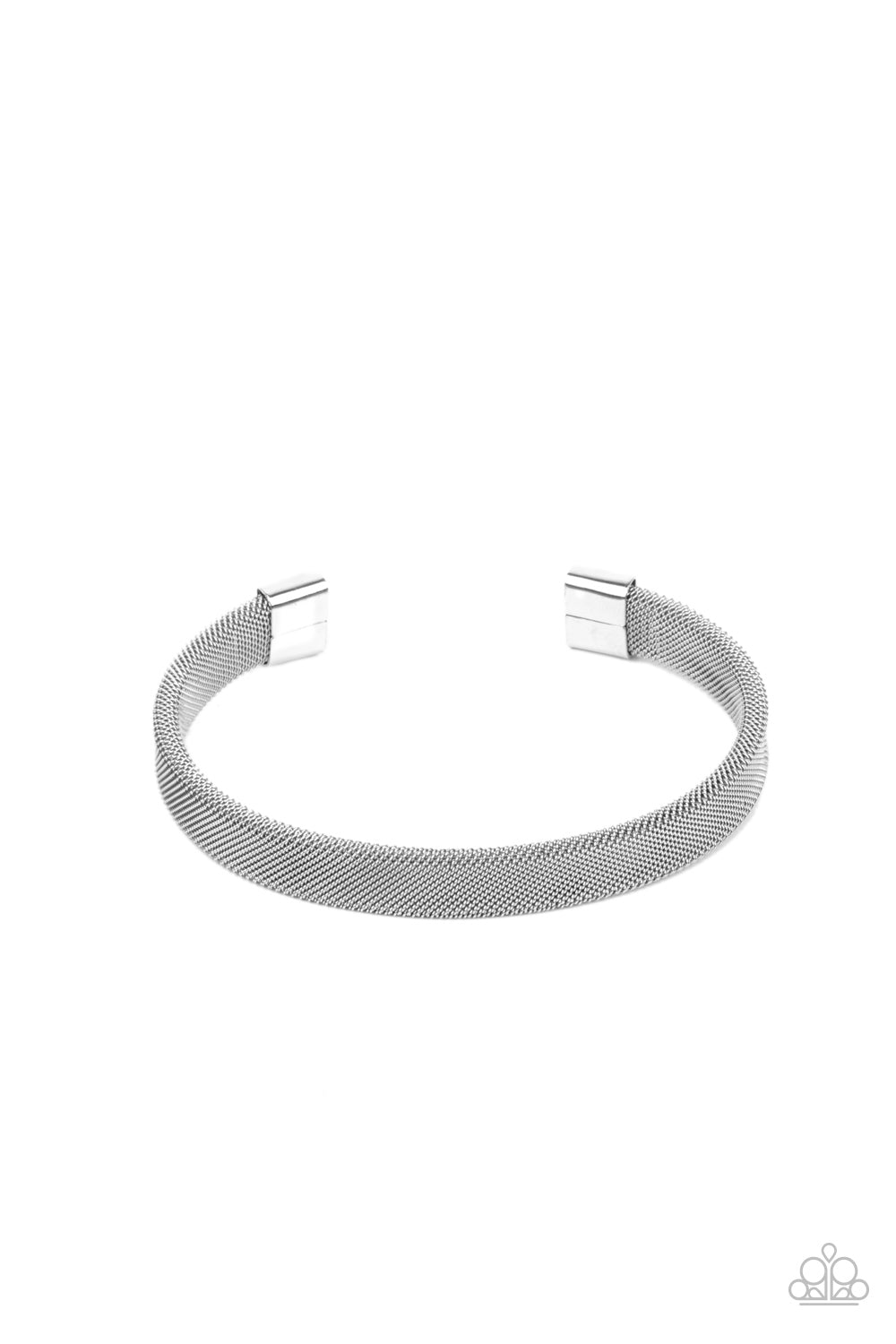 Paparazzi Quit MESHing Around - Silver Bracelet