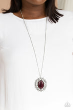 Load image into Gallery viewer, Paparazzi Oh My Medallion - Purple Necklace
