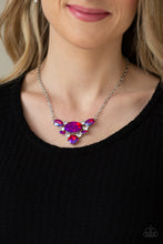 Load image into Gallery viewer, Paparazzi Cosmic Coronation - Pink Necklace
