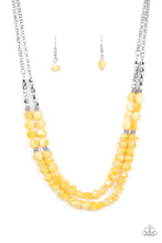 Load image into Gallery viewer, Paparazzi Staycation Status - Yellow Necklace
