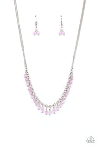 Paparazzi DEW a Double Take - Purple Necklace