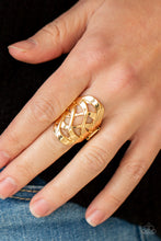 Load image into Gallery viewer, Paparazzi Open Fire - Gold Ring
