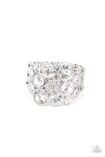 Load image into Gallery viewer, Paparazzi Bubbling Bravado - White Ring
