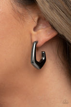Load image into Gallery viewer, Paparazzi On The Hook - Black Earring
