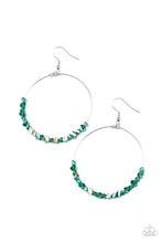 Load image into Gallery viewer, Paparazzi Glimmering Go-Getter - Green Earring
