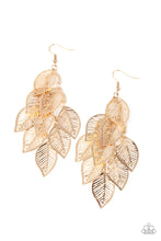 Load image into Gallery viewer, Paparazzi Limitlessly Leafy - Gold Earrings
