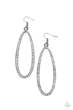 Load image into Gallery viewer, Paparazzi Dazzling Decorum - Black Earrings
