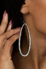 Load image into Gallery viewer, Paparazzi Dazzling Decorum - Black Earrings
