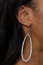 Load image into Gallery viewer, Paparazzi Dazzling Decorum - White Earrings
