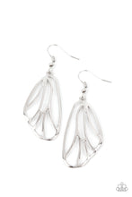 Load image into Gallery viewer, Paparazzi Turn Into A Butterfly - Silver Earring

