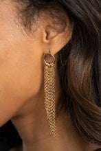 Load image into Gallery viewer, Paparazzi Divinely Dipping - Gold Earring

