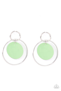 Paparazzi POP, Look, and Listen - Green Earring