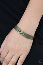 Load image into Gallery viewer, Paparazzi Hope Makes The World Go Round - Brass Bracelet
