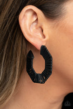 Load image into Gallery viewer, Paparazzi Fabulously Fiesta - Black Earring
