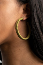 Load image into Gallery viewer, Paparazzi Suede Parade - Green Earrings
